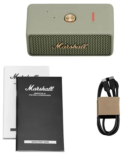Портативная акустика Marshall Emberton III, зеленый