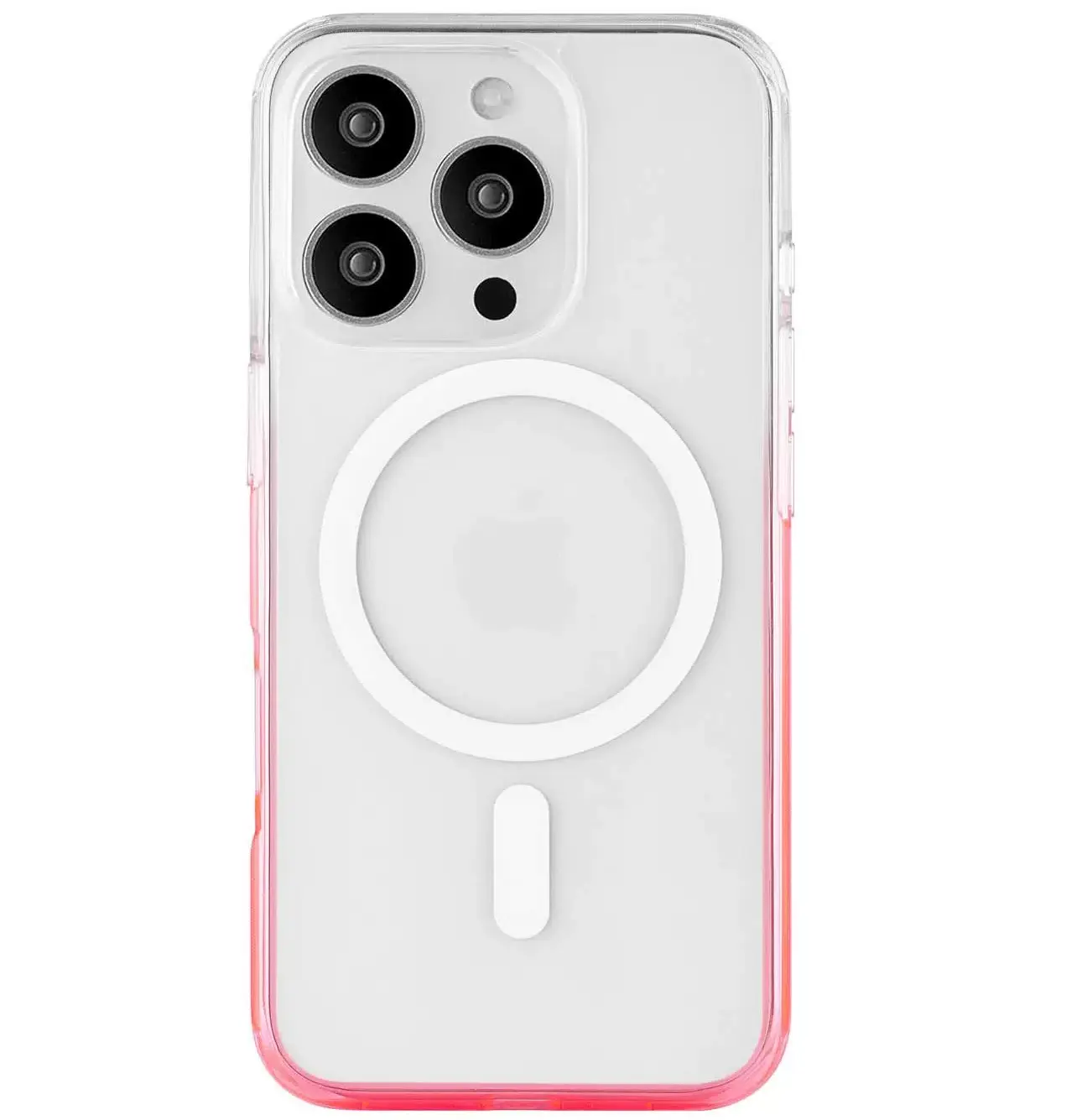 Чехол защитный uBear Fusion Mag Case iPhone 16 Pro, неоновый розовый