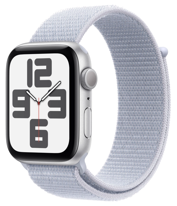 Apple Watch SE 2 2024 Sport Loop, 44 мм, серебристый